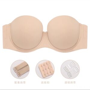 New 80D nude strapless bra